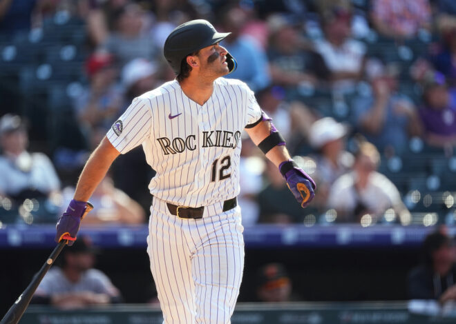 Kyle Karros hits a 3-run homer in the 8th to lift the Rockies past the Giants, 7-6