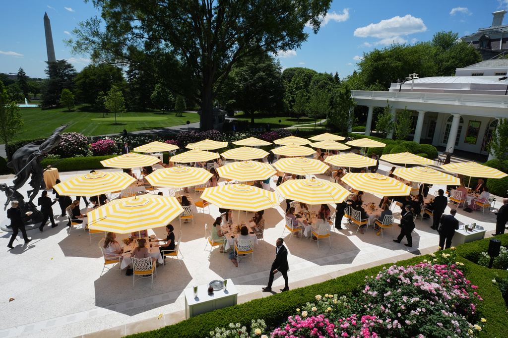 How the White House Rose Garden and its plantings have changed over the past century