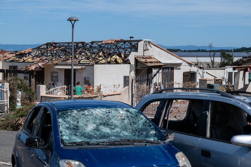A tornado tears through a village in southern France, injuring 39 and wrecking 300 homes
