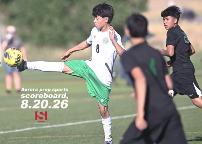 Aurora prep sports scoreboard, 8.20.26