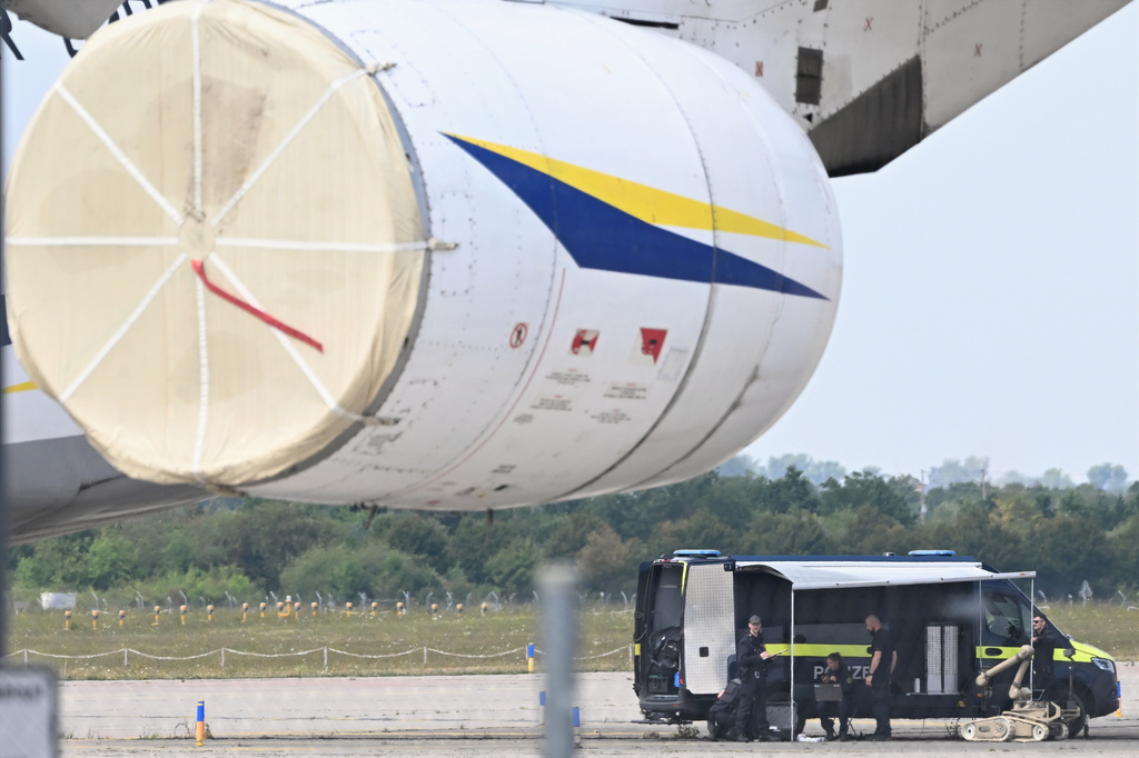 Drone with an explosive device found at a German airport and detonator removed