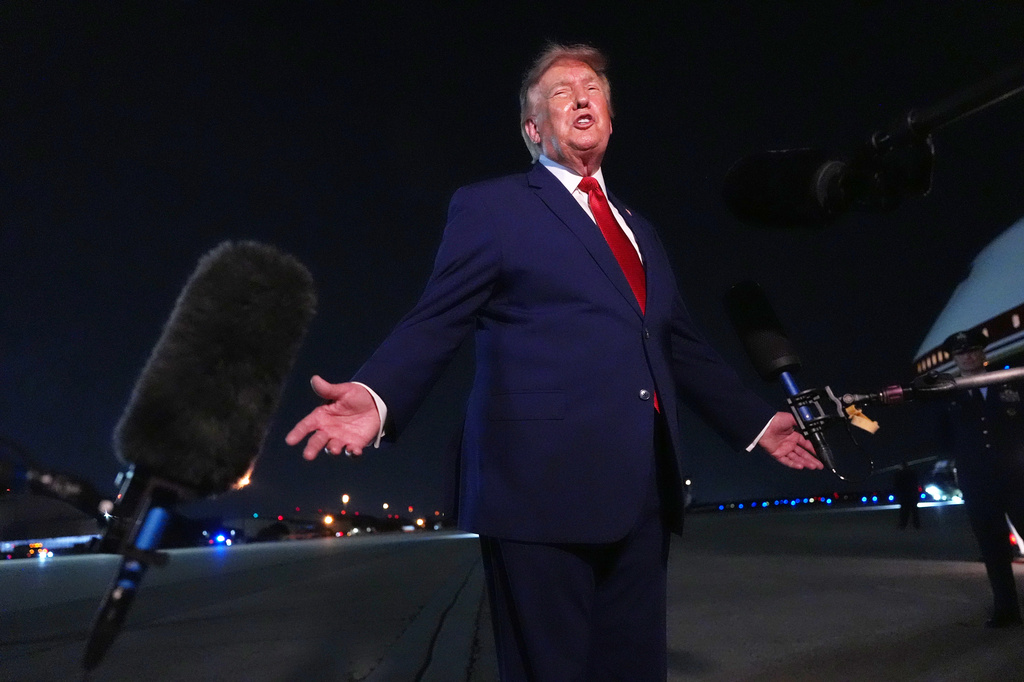 Trump says Secret Service and the military wanted him off Air Force One in Turkey due to threat